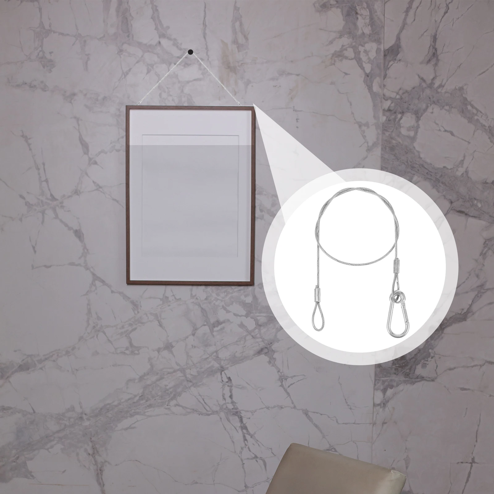 

5Pcs Stainless Steel Safety Rope Load Duty Cable for Stage Light Lamps Protective Cable Lights Safety Rope Accessories