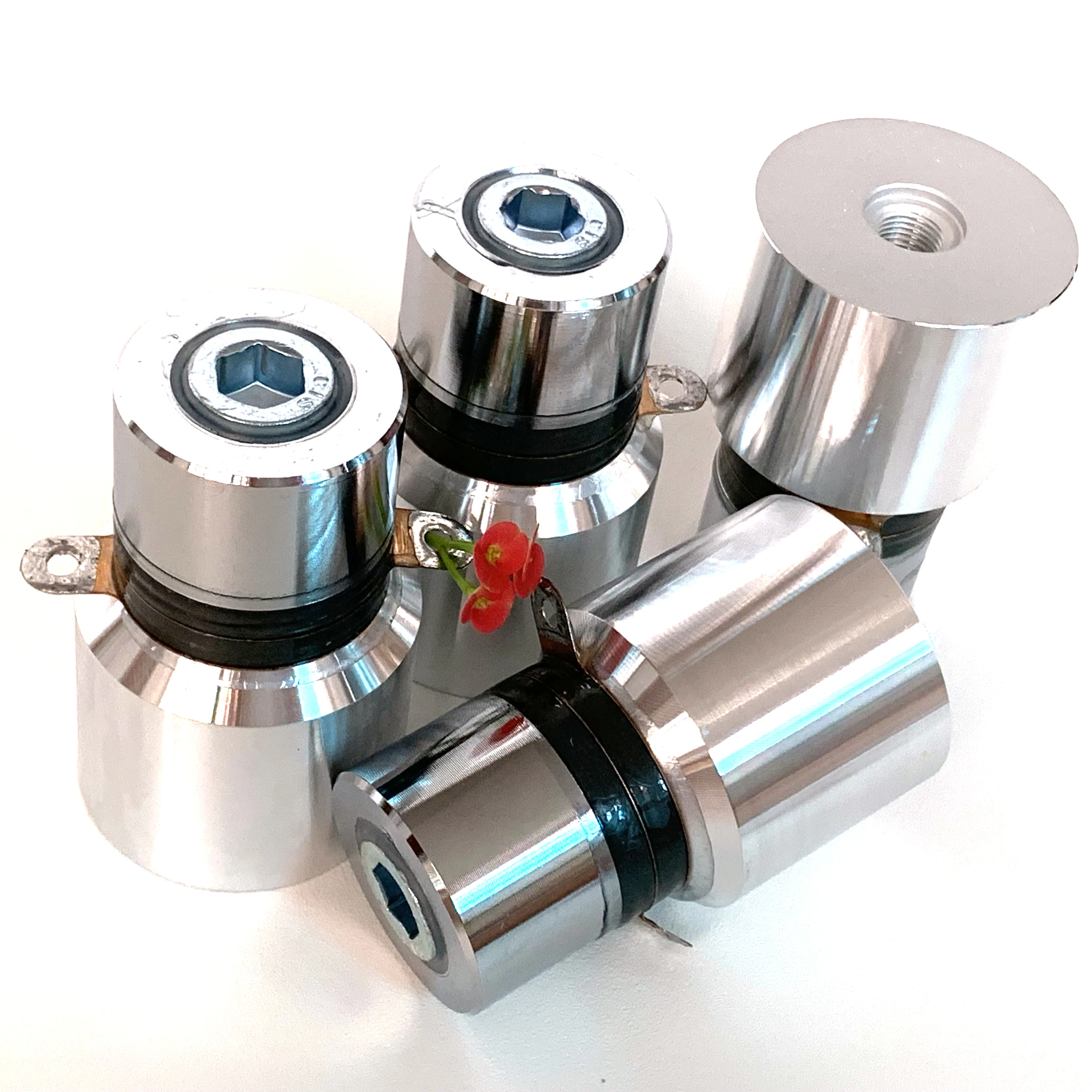 20 قطعة/الوحدة 28 كيلو هرتز 50 واط PZT4 محول التنظيف بالموجات فوق الصوتية عالي المستقر