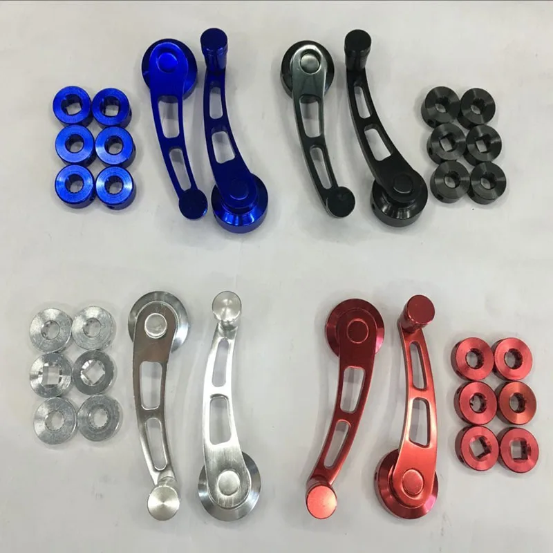 Universal Car Aluminum Alloy Manual Window Lifting Crank Handle Winder Lifter Riser Car Accessories Replacement