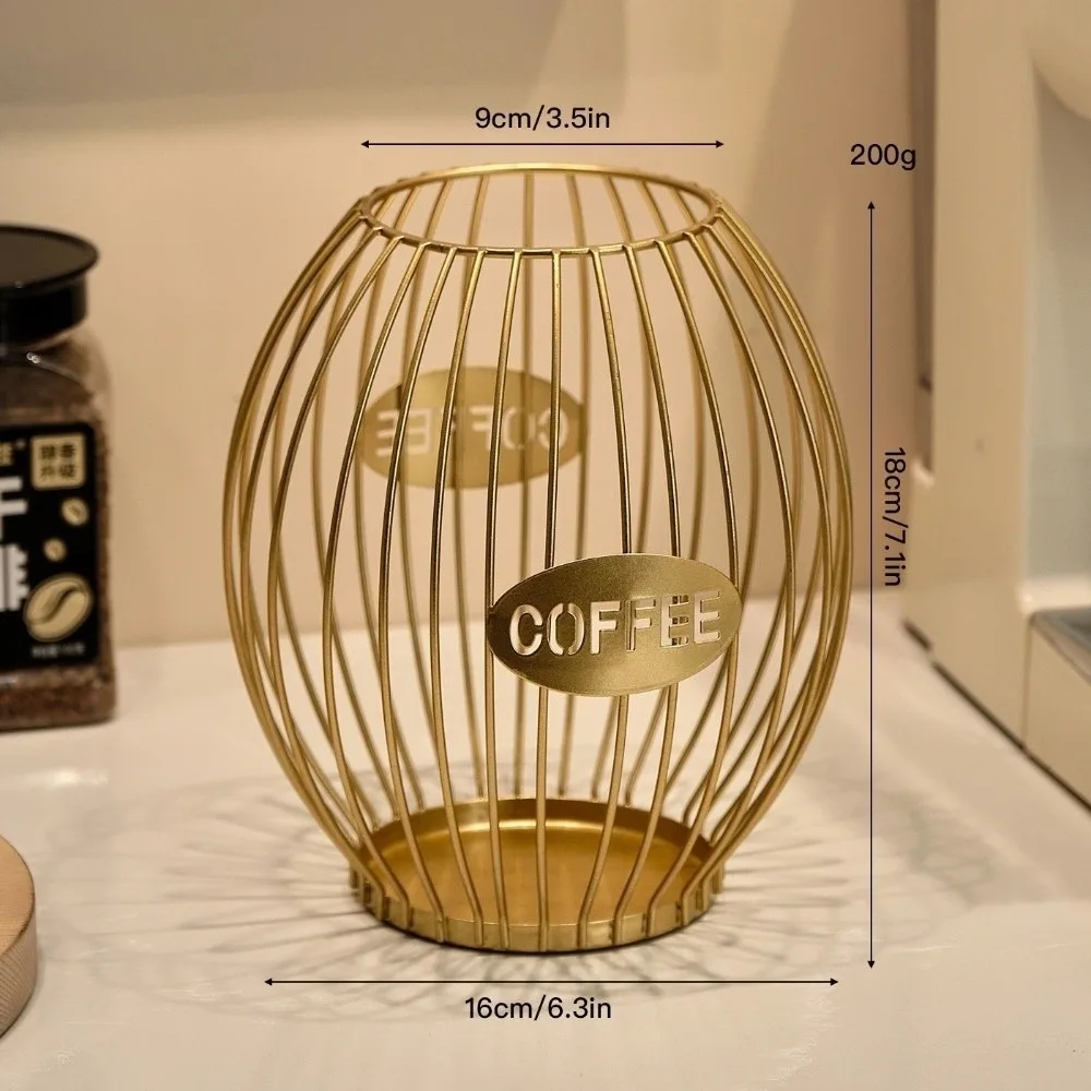 Large Capacity Coffee Pod Holder Irregular Shape Storage Cup Coffee Capsule Holder Coffee Pod Home Decoration