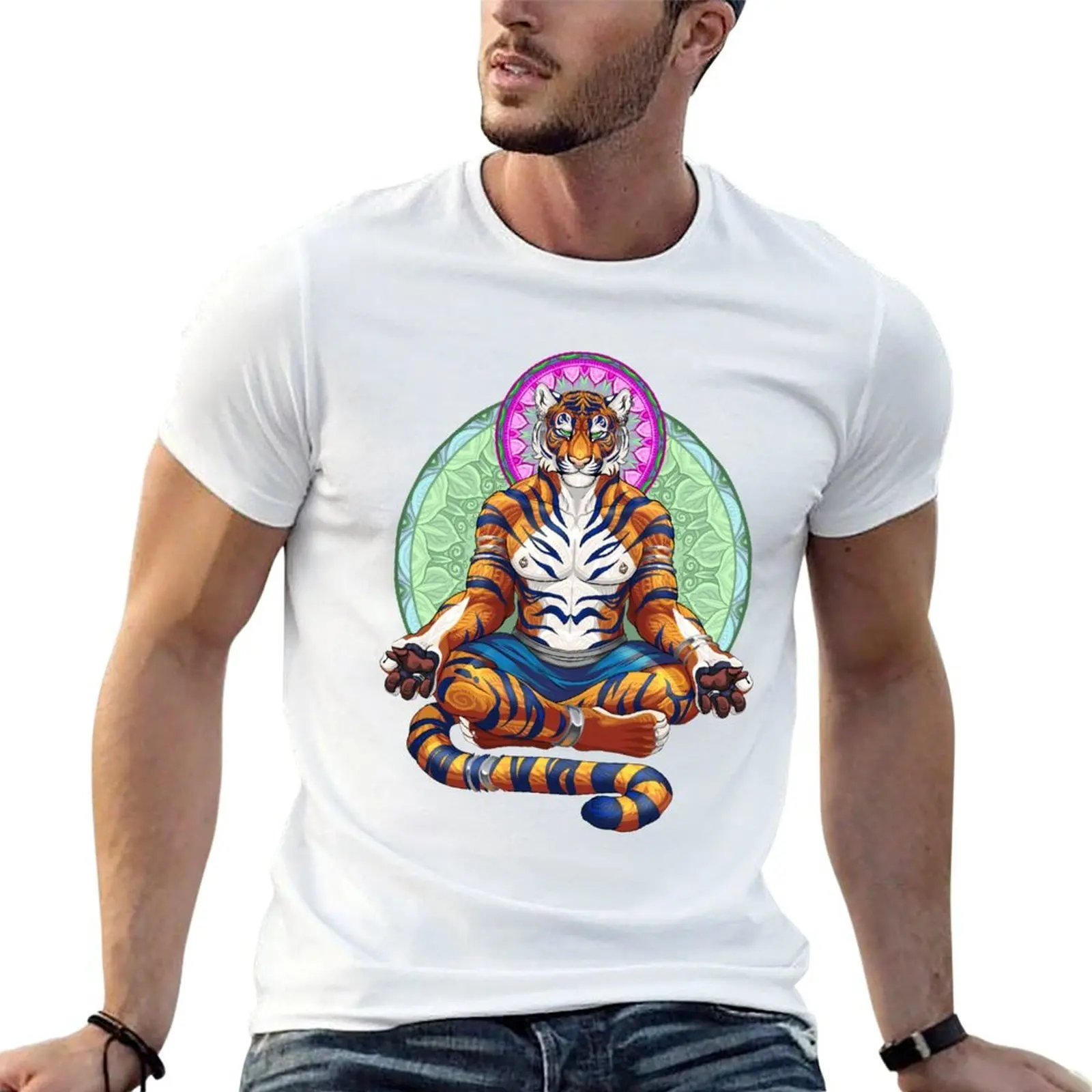 

Meditations I Tiger Man T-Shirt funny t shirts man man t shirts high quality luxury brand t shirts for graphic tees T-shirt