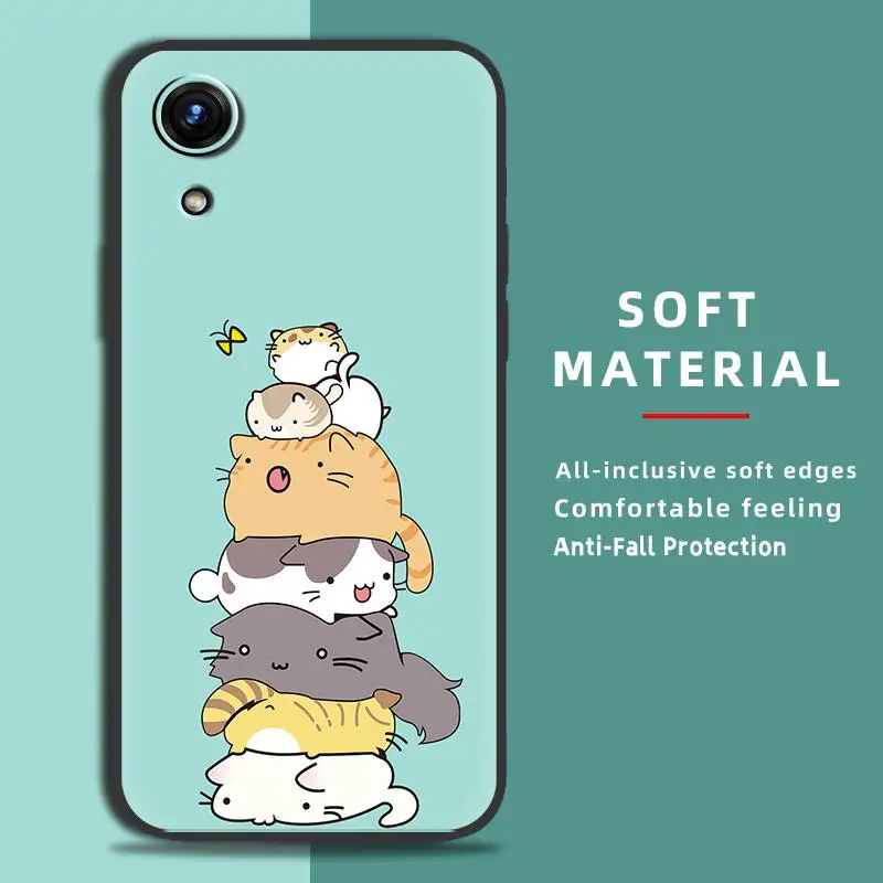 protective Cartoon Phone Case For Samsung Galaxy A03 Core/SM-A032F TPU Anti-knock Back Cover Cover Durable Full wrap