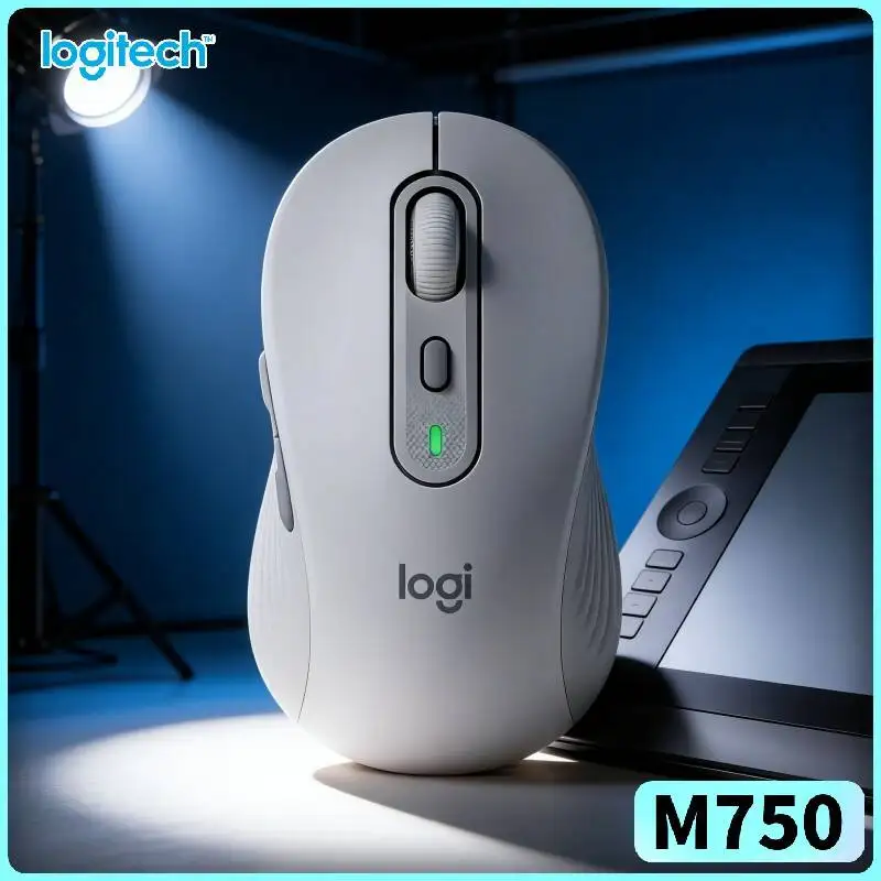

Беспроводная эргономичная мышь Logitech M750, бесшумная работа, прочная конструкция, идеально подходит для работы и учебы (совместима с M650/M350/M220/M185/M280)