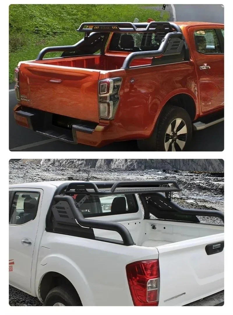 New 4x4 Accessories for Navara Frontier 2007-2014 Sports Bar Roll Cage in Black Compatible with Hilux and F150 Models - view 2