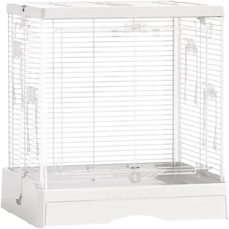 Bird House Parrot Bird Cage Viewing Large Horizontal Silk Villa Stackable and Expandable for Home Use