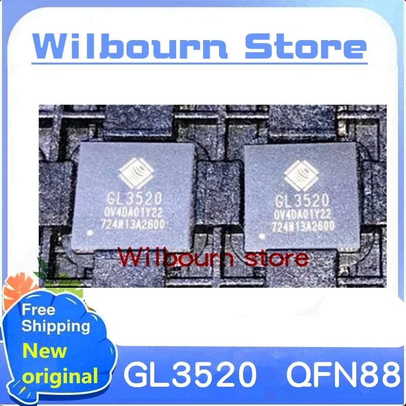 2PCS~10PCS/LOT GL3520 QFN88 New original stock