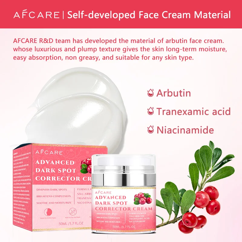 Advanced Dark Spot Corrector Cream Fade Freckles Facial Cream Whitening Brightening Skin Care Products Nicotinamide Hydrating