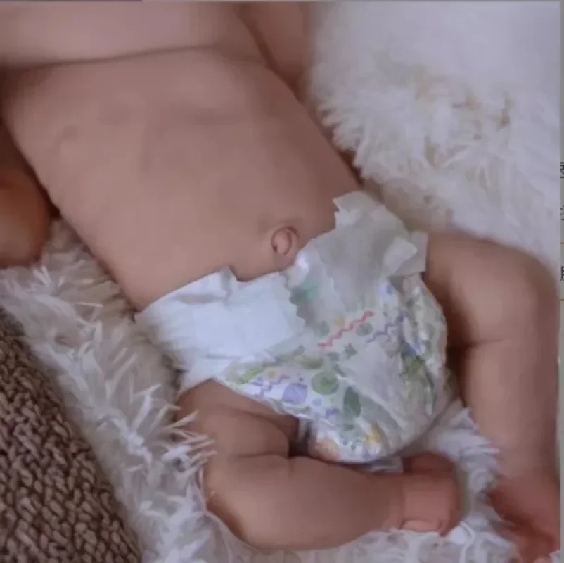 19인치 풀바디 실리콘 리본돌 신생아 사이즈 인형 3D 피부 가시혈관 방수 아트돌 리본베이비돌