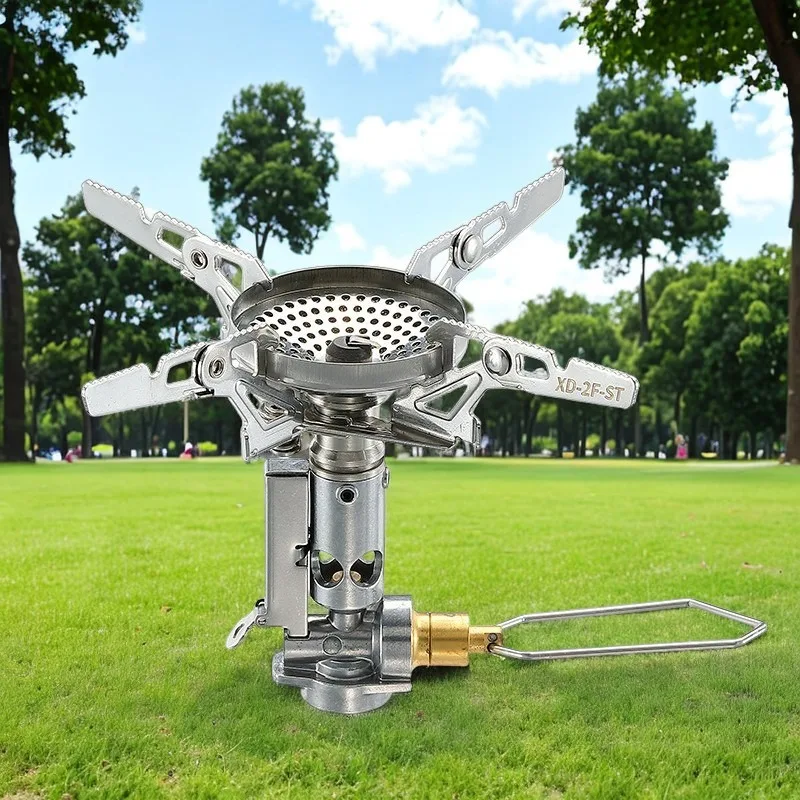 

CAMPINGMOON XD-2F Windproof Portable Gas Stove High Power Voltage Stabilized Outdoor Cooking Stove for Hiking