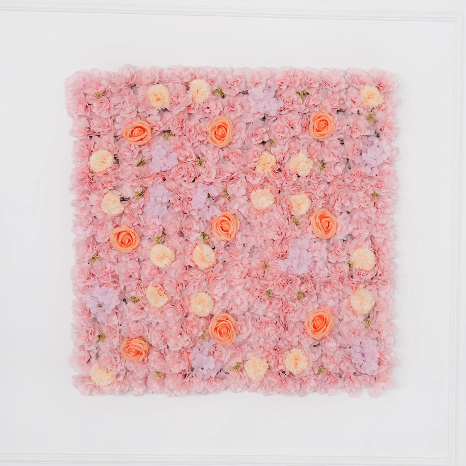 

Uflower Red Pink White Rose hydrangea Flower Wall Panels 3D Rose DIY Flower Wall Wedding Background Decor Flower Arrangement