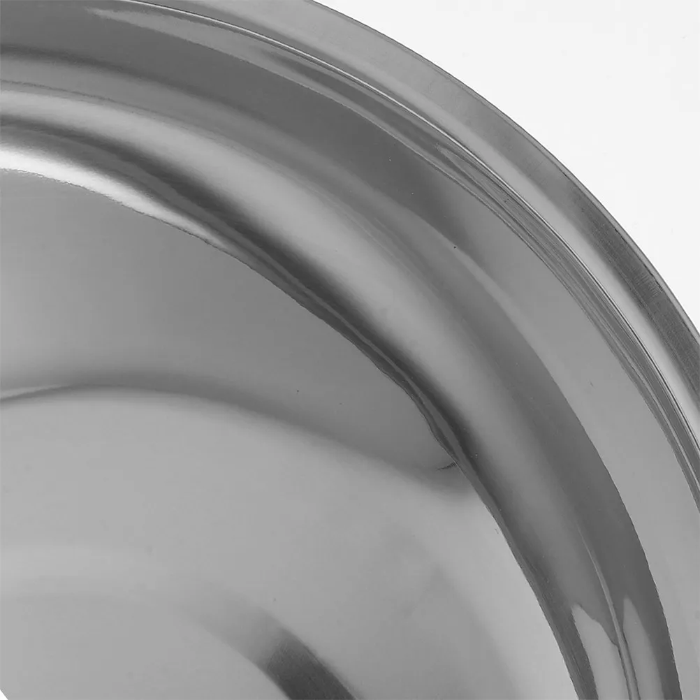2Pcs Electronic Scale Tray Stainless Steel Weighing Dish Reliable Metal Weigh Boat Food Scale Plate Laboratory Measurement 25Cm