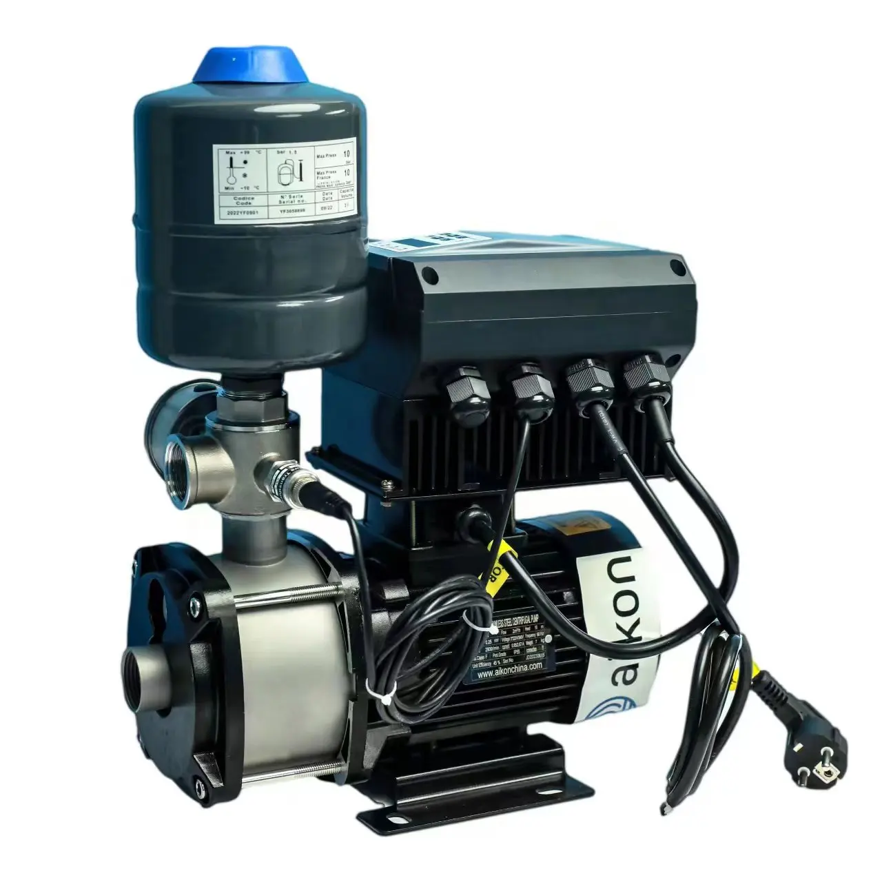 Intelligent Monarch Water Pumps 1.5 Hp 220v Ac Water Pump With Intelligent Vfd Inverter Control