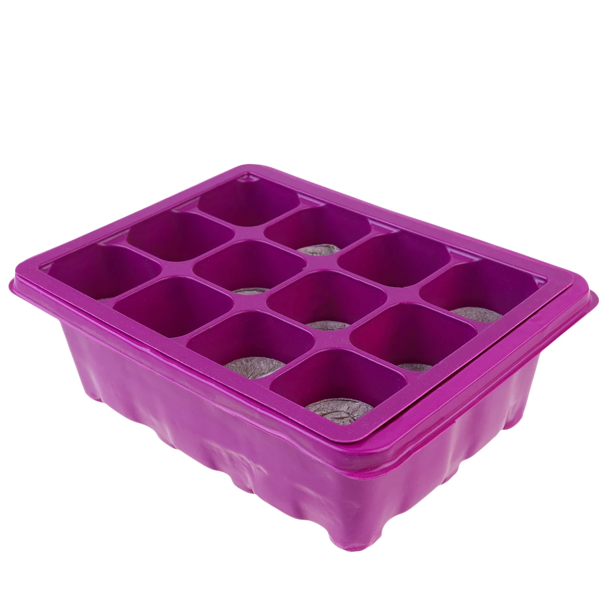 

12Sets Seed Sprouter Tray Plastic Storage Durable Tray for Growing Wheatgrass Mung Bean Peanut Sprouting Without Soil