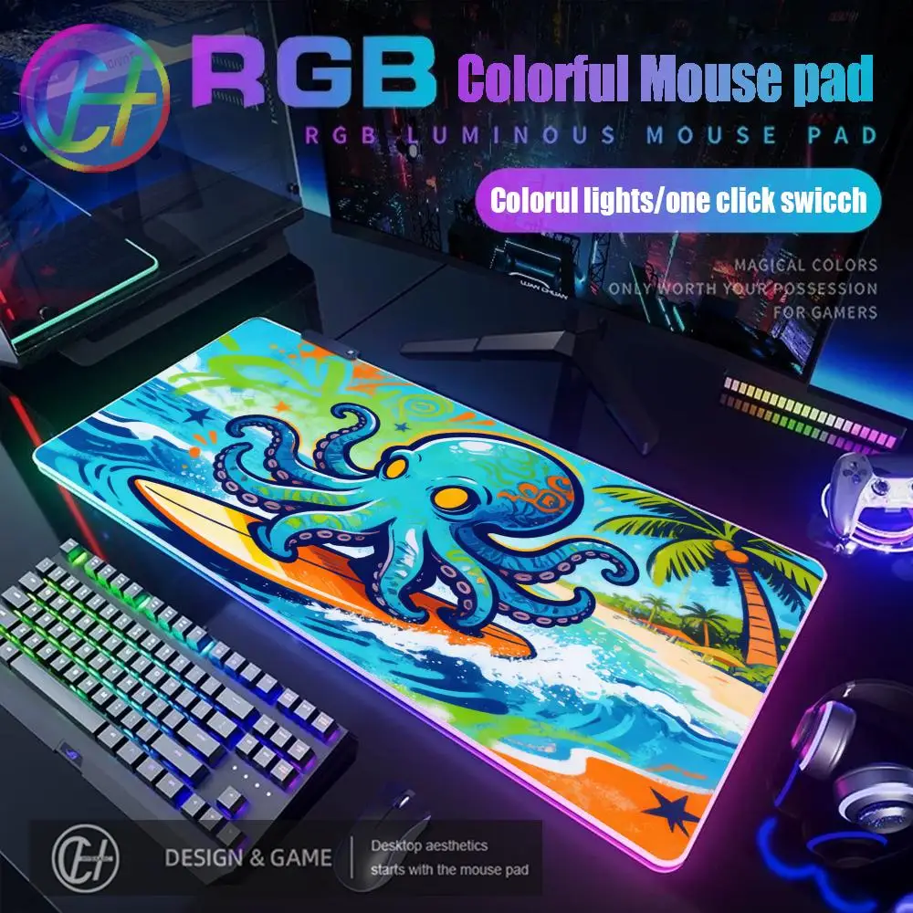 

RGB Large TCG Gaming HYBXAXC Playmat, Non-Slip Rubber Base Desk Mat for Trading Card Game, Tabletop Game, Laptop Desk Accessory