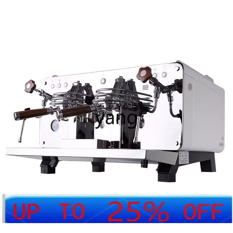 

XC semi-automatic double head coffee machine pre-soaking head extraction