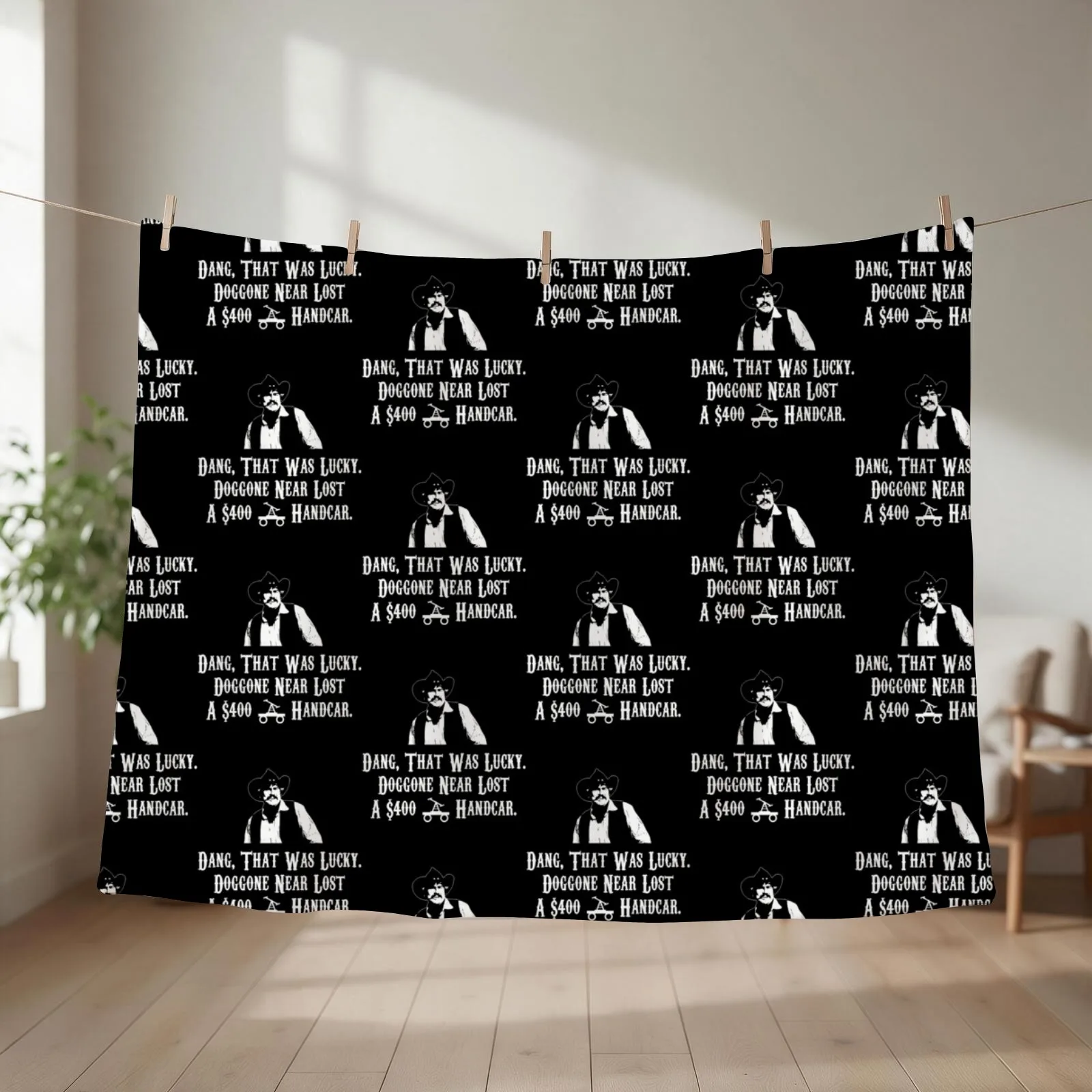 Lost A $400 Handcar Throw Blanket couch cozy soft plush fuzzy picnic outdoor blanket
