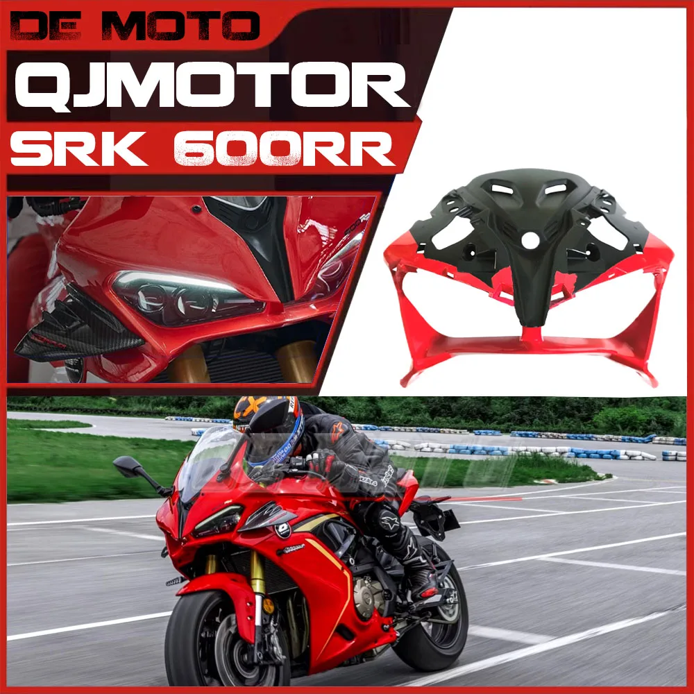 Original Accessories Shell Decoration FOR QJMOTOR SRK 600 RR SRK600RR Front Protection Cover QJ600RR Headlight Housing