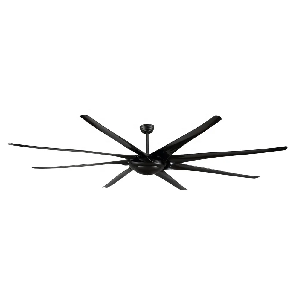 100 inch 8 feet plastic blades home and industrial ceiling exhaust remote control hvls big ceiling fan