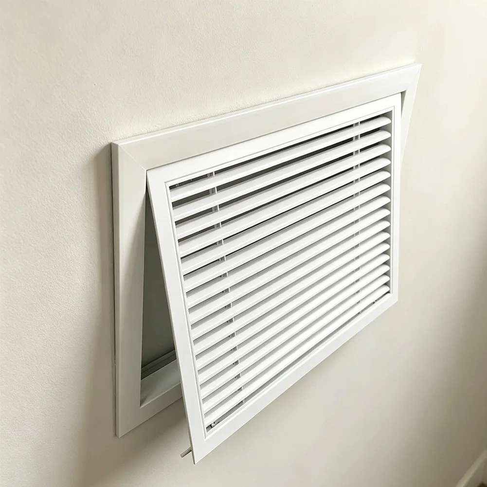 Louver Ventilation Net for Central HVAC Systems Featuring Aluminum Alloy Body and Balanced Airflow Distribution