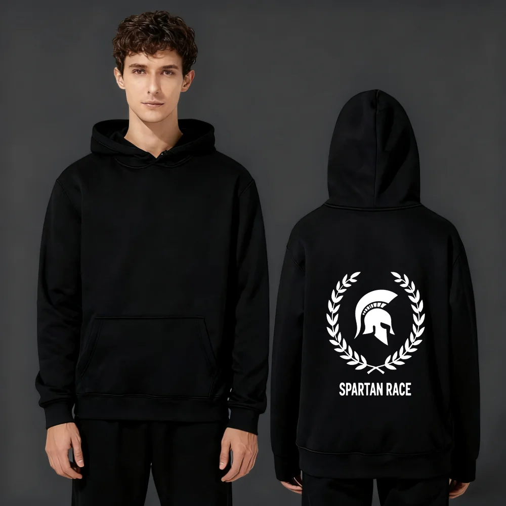 تتميز سترة Y2K العصرية الجديدة لعام 2025 بوزن 330 جرام بغطاء للرأس مريح وفضفاض بطباعة موضوع المحارب المتقشف