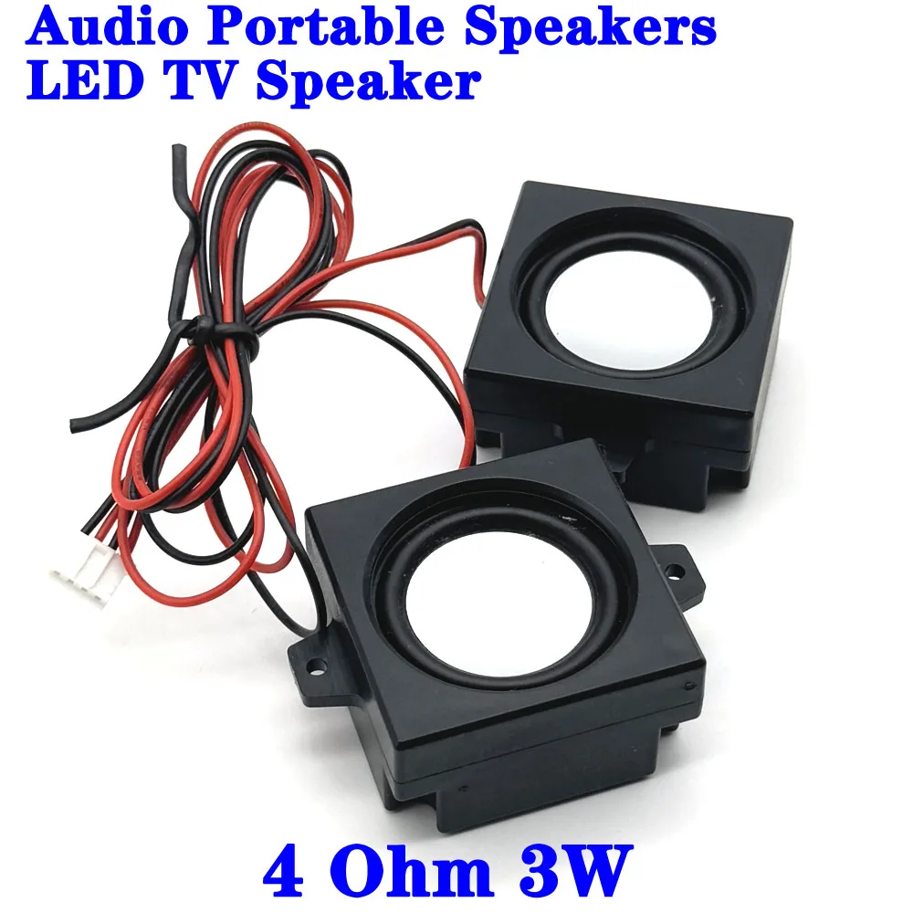 8ohm 3W 6W Audio Sound 84*23MM Double diaphragm 4040 TV Computer Passive Speaker Home Theater Music Cavity Loudspeaker