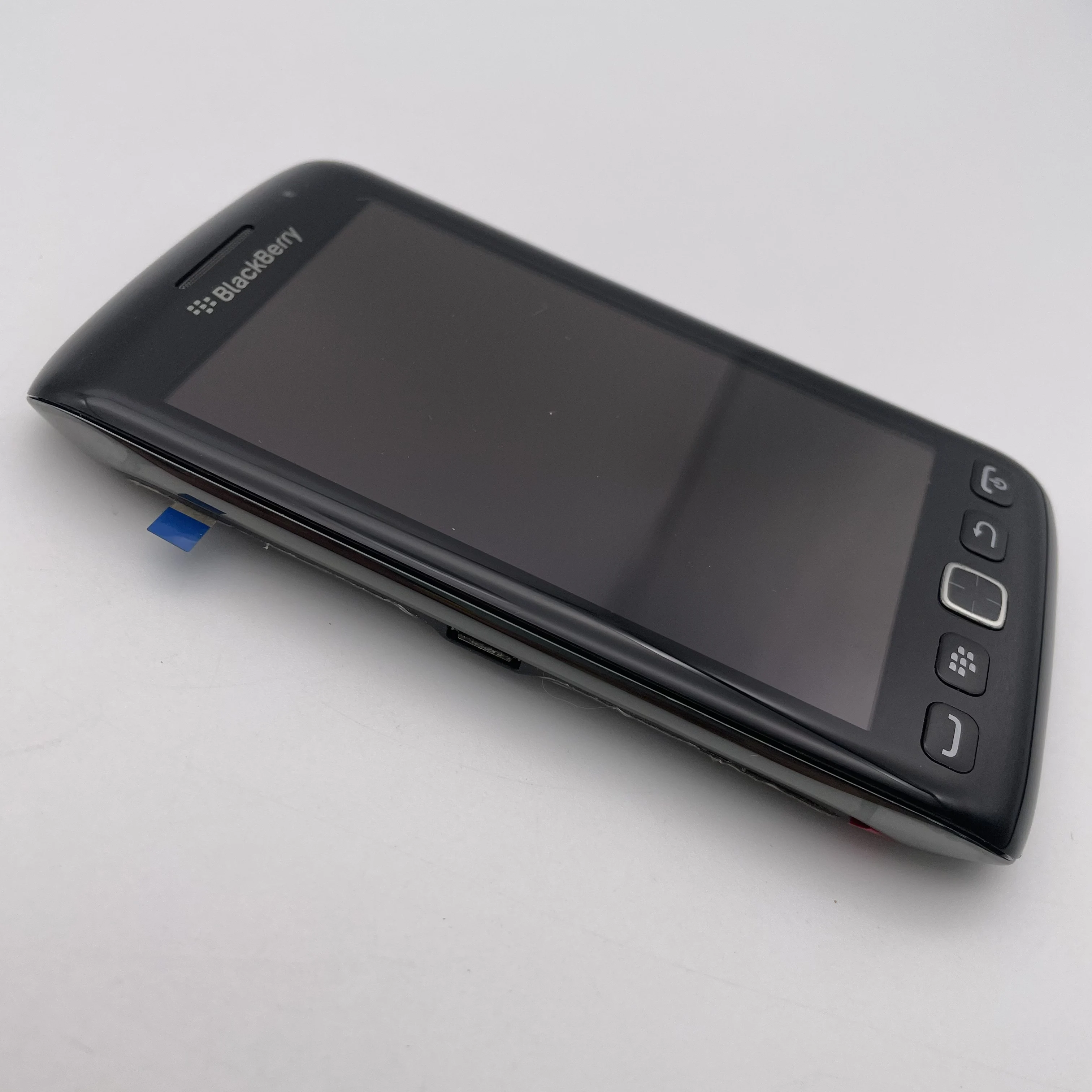 الأصلي المستخدمة بلاك بيري الشعلة 9860 هاتف محمول غير مقفول 3.7 "5MP 768MB RAM الهواتف الذكية حالة جيدة