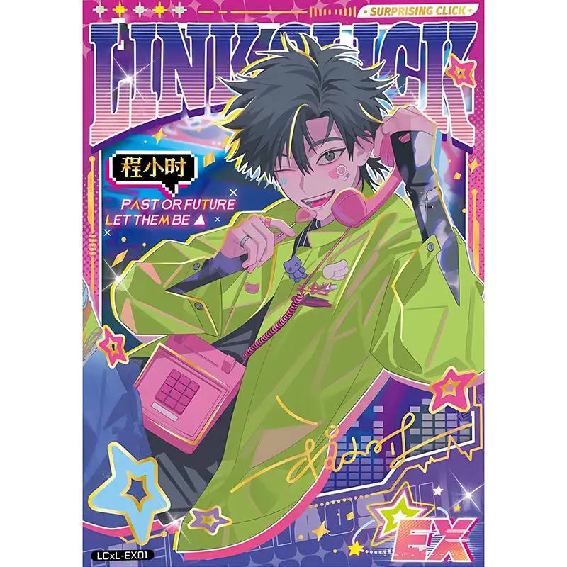 Link Click Anime Action Fingure Charles Lucas Jo Handsome Acrylic Stand Table Brithday Decoration Standing Brand Gift Kids Toys