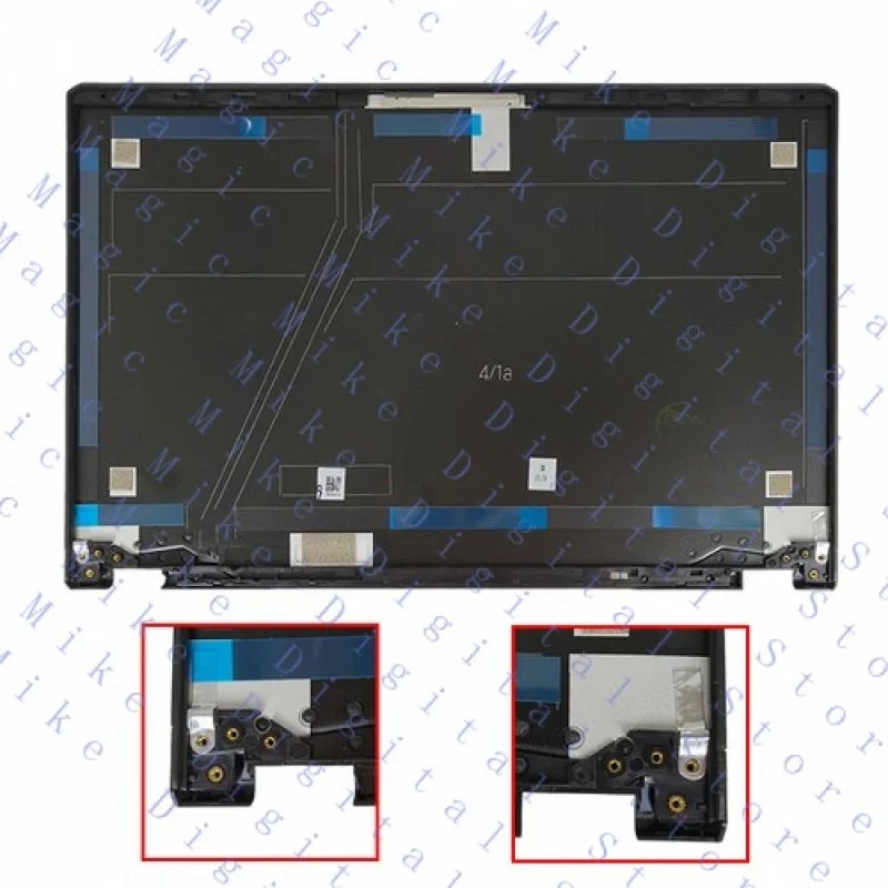 UU  For MSI GE66 Vector GP66 MS-1541 MS-1542 1543 Top Back Cover+ Bezel Hinges Black