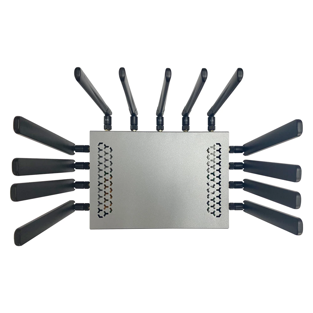 جهاز توجيه OpenWrt WiFi 6 مزود بشريحتين ومنافذ جيجابت ومجموعة شرائح MT7981B+MT7976CN واتصال لاسلكي بسرعة 3000 ميجا بت في الثانية 5 جيجا