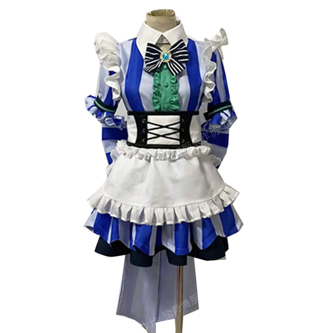 

2022 Anime YouTuber Uruha Rushia VTuber Cosplay Costume Uniform Dresses Christmas Halloween