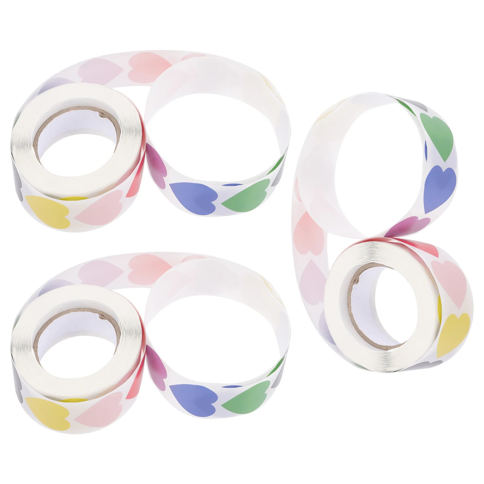 

1500pcs Heart Labels Decorative Sealing Wedding Party Gift Label Decals Romantic Love Stickers For Christmas Crafts Decoration