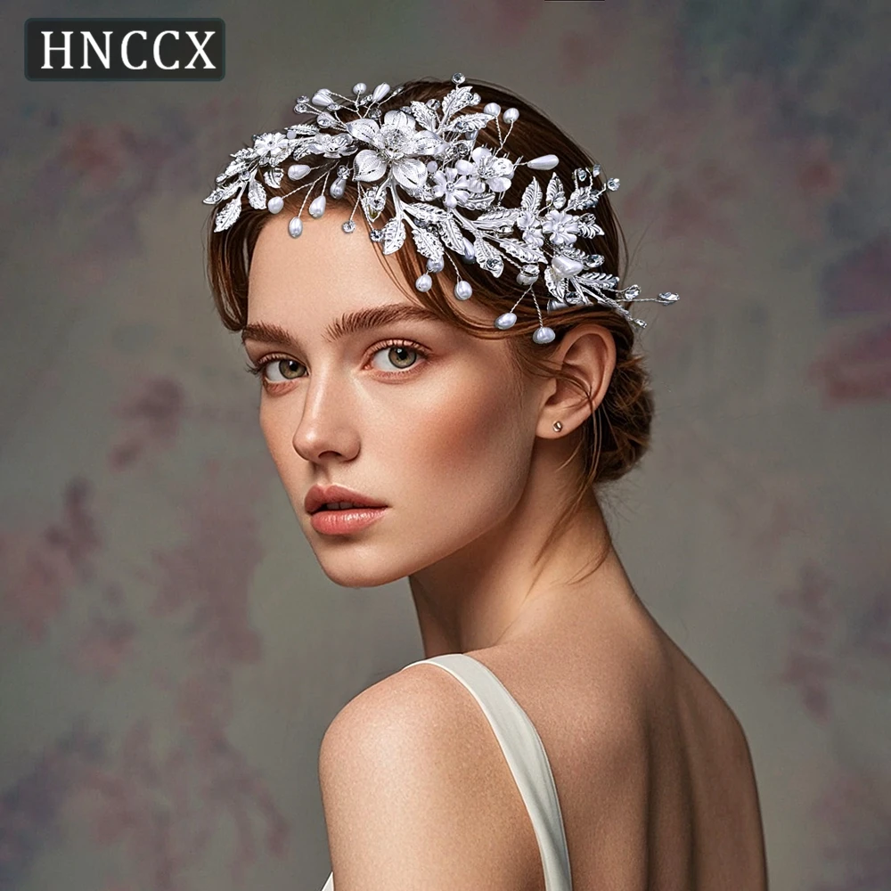 

YouLaPan Exquisite Bridal Wedding Hair Comb Handmade Alloy Flower Ladies Elegant Banquet Dancing Party Hair Accessories HP683