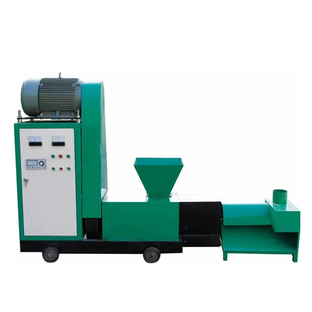 Eco-friendly rice straw sawdust briquette making machine