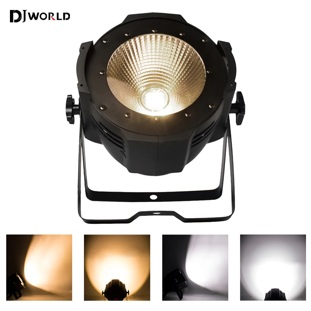 200W Aluminum Alloy LED Par Light COB Cool Warm White Lighting DMX512 Stage Light Concert Theater DJ Bar Wedding Party Light