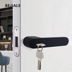 Minimalist Door Lock, Indoor Door Magnetic Suction Lock, Bedroom Door Handle, Silent Solid Wood Door, Household Universal Handle
