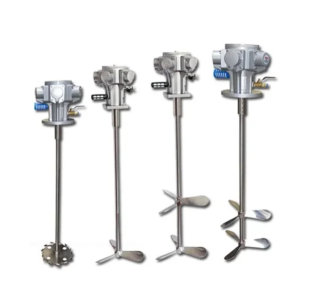 High speed stainless steel chemical industrial speed adjustable air agitator mixer for mixing