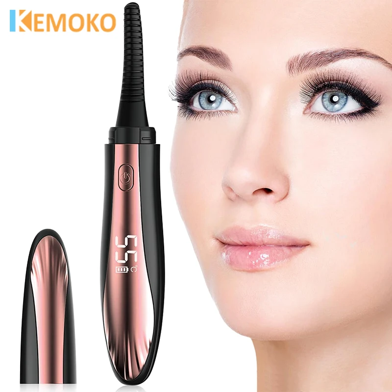 

Electric Heated Eyelash Curler 4 Gears Electric Heating Eyelash Beauty Makeup Anti-scald Eyelashes Long Lasting Curling Lashes