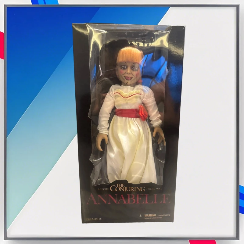 

В наличии 46 см Ant Spot Annabelle, большая оригинальная масштабная репродукция, реквизит, кукла, 18-дюймовая коллекция движущихся кукол