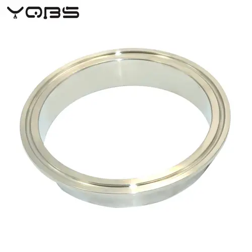Imagen 2 del producto YQBS Instalación de tuberías sanitarias Soldadura Virola Tri Abrazadera Tipo Brida de acero inoxidable SUS 304