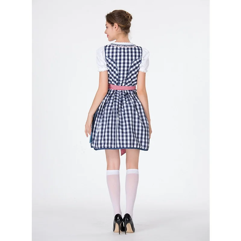 Princ Gonna Costume loween Cameriera Outfit Bar Beer orm Fem Waitr Performance Abbigliamento Donna Faionable Qing Dy...