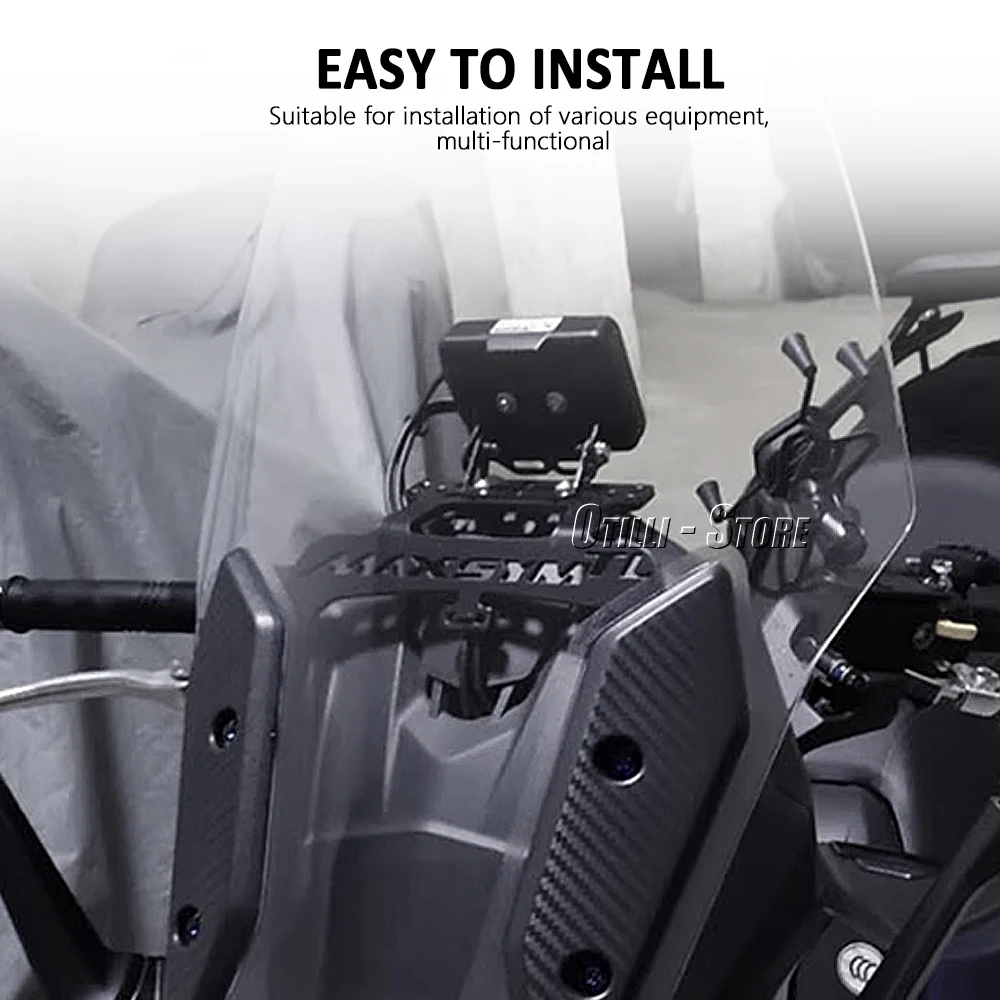 For SYM Maxsym TL 500 New Motorcycle Accessories Black Phone Holder Stand GPS Mount Navigation Plate Bracket MAXSYM TL500