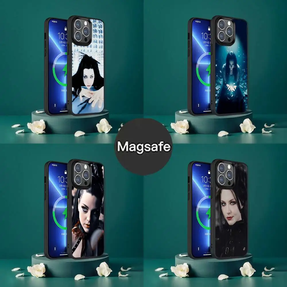 

Evanescence A-Amy Lee Phone Case For iPhone 17,16,15,14,13,12,11,Pro,Max,Plus,Mini,SE4,E Magnetic Magsafe Wireless Charging