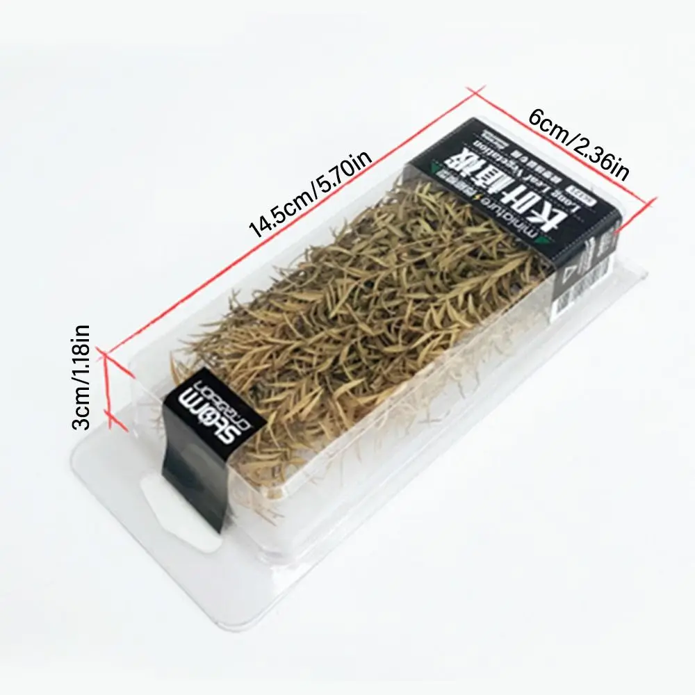 Fairy Garden Accessories Scene Model Miniature Reed Micro Landscape Long Leaf Grass Cluster Sand Table Vegetation