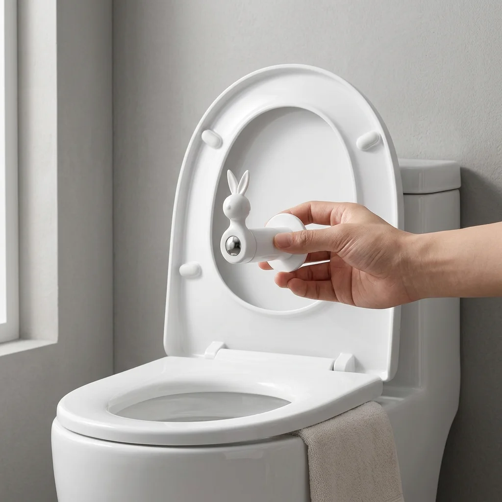 Family Toilet Seat Hook Anti-Slip Fixing Buckle Bathroom Safety Guard Durable ABS Plastic Holder for Home Hotel Use