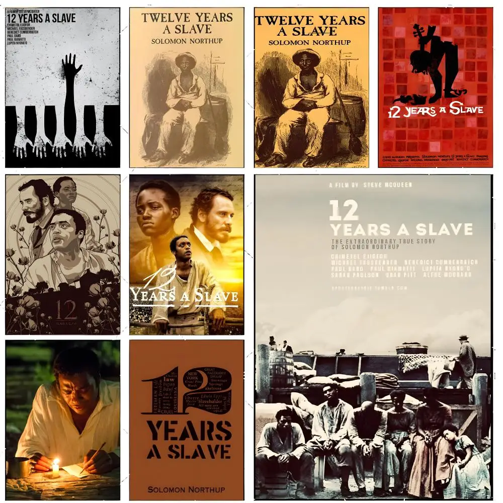 Acclaimed Historical Drama 12 Years a Slave Poster Premium Decor Art & Gift for Household Lounge Home Ornaments