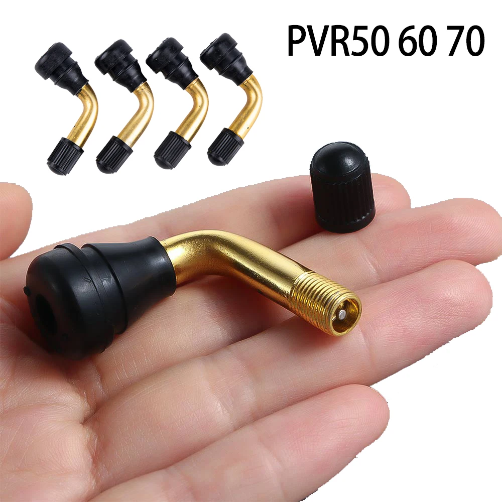 Pvr50 Pvr60 Pvr70 Tyre Valves Stem Rubber for Tire Motorcycles Tubeless Disc Wheel Nipple Tire Stems Wholesale