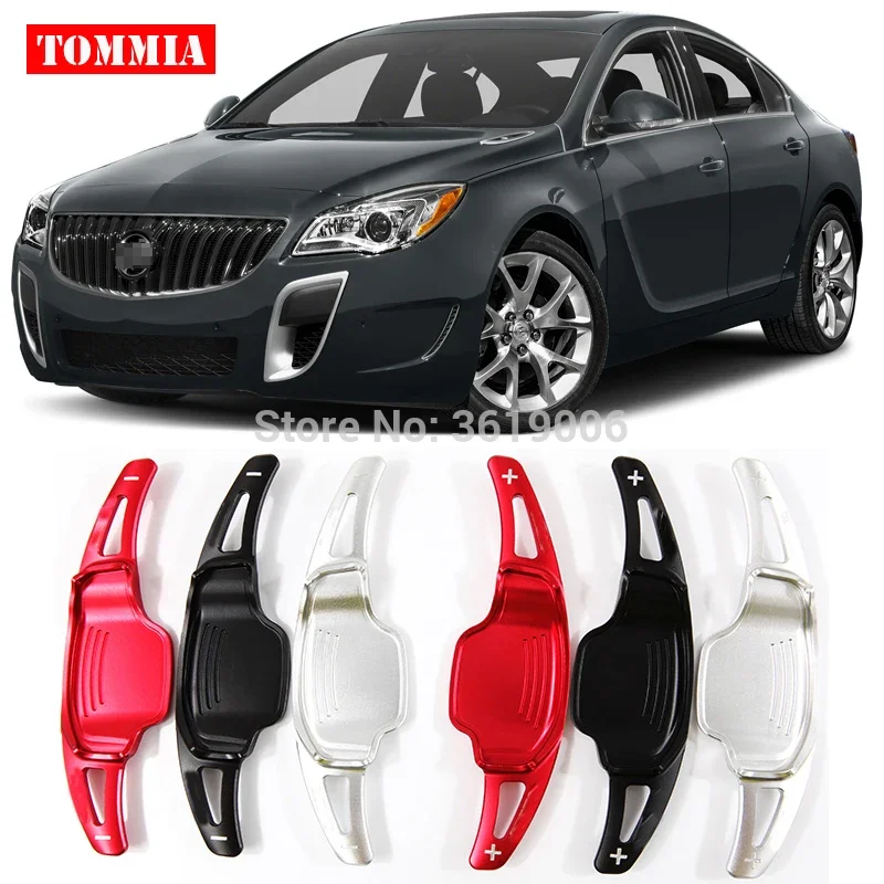 

Tommia для Buick Regal 2011-2017 2 шт. рулевое колесо алюминиевый рычаг переключения передач удлинитель автомобильный Стайлинг