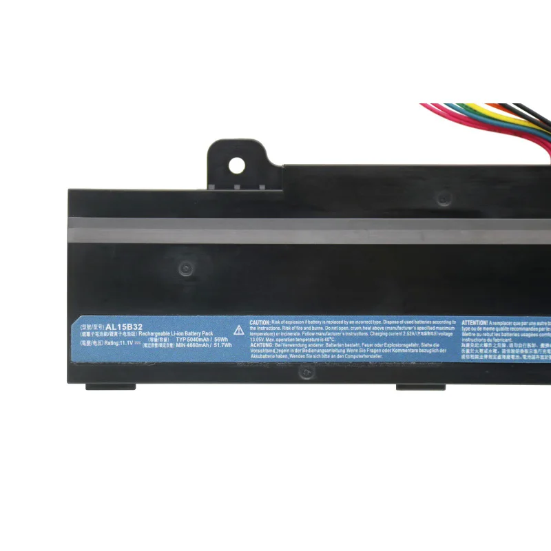 ZEDI 11.1V 5040mAh AL15B32 Laptop Battery For ACER Aspire V15 DG2 V5-591G V5-591 Series T5000-73CF T5000-50HZ N15Q12 AL15B32