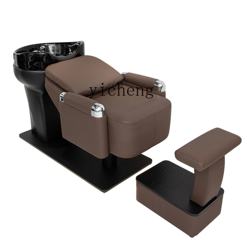 

Высококачественная Парикмахерская Tqh для парикмахерской, керамическая умывальная кровать, полулежащая салонная кровать