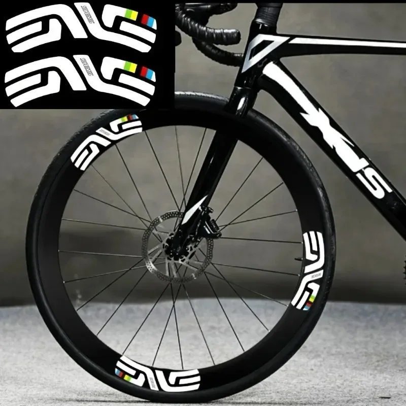 AliExpress NONE 12PCS ENVE SES White Reflective Tire Stickers Color Decor High Visibility Road Bike Wheel Vinyl Decals